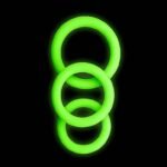 Ouch! Penisring 3pk - Glow in the dark 