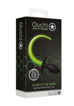 Ouch! Buttplug med Hale - Glow in the Dark