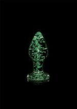 Ouch! Glass Buttplug - Glow in the Dark - Medium