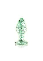 Ouch! Glass Buttplug - Glow in the Dark - Medium
