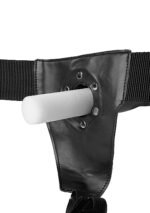 Ouch! Textured Curved Hollow Strap-on - Hul Strap on - 20cm