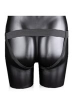 Ouch! Textured Curved Hollow Strap-on - Hul Strap on - 20cm