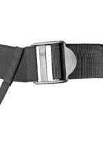 Ouch! Textured Curved Hollow Strap-on - Hul Strap on - 20cm