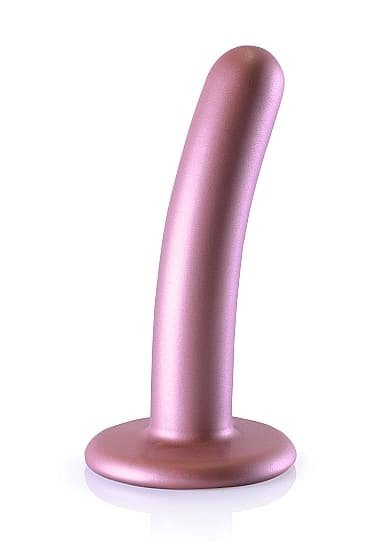 OUCH! - Smooth Silicone - Enkel dildo med sugekopp - Rosa