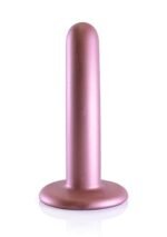 OUCH! - Smooth Silicone - Enkel dildo med sugekopp - Rosa