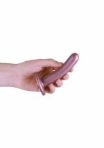 OUCH! - Smooth Silicone - Enkel dildo med sugekopp - Rosa