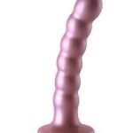OUCH! - Beaded Silicone - Dildo med sugekopp - 13 cm - Rosa