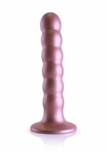 OUCH! - Beaded Silicone - Dildo med sugekopp - 13 cm - Rosa
