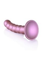 OUCH! - Beaded Silicone - Dildo med sugekopp - 13 cm - Rosa