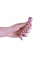 OUCH! - Beaded Silicone - Dildo med sugekopp - 13 cm - Rosa