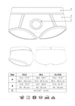Ouch! Vibrating Strap-on Brief - XS/S
