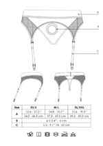 Ouch! Vibrating Strap-on Thong med Strømpebånd - XS/S