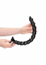 Ouch! Stacked Anal Snake - Dybdetrener Dildo - 40 cm - Sort