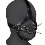 OUCH! - Xtreme - Hodeharness Med Spidergag Og Nesekrok - Sort