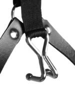 OUCH! - Xtreme - Hodeharness Med Spidergag Og Nesekrok - Sort