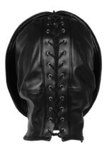 OUCH! - Xtreme - Zip-Up Bondage Maske - Sort