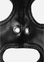OUCH! - Xtreme - Bondage Maske Med Blond Hestehale - Sort