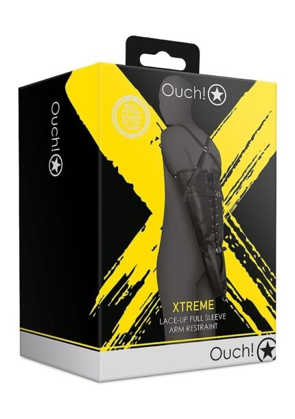OUCH! - Xtreme - Lace-Up Arm Restraints - Sort