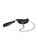 Ouch! Venice - Collar og lenke  - Sort