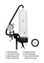 Pumped - Elite Beginner Pump - Med PSI måler - Transparent