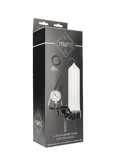 Pumped - Elite Beginner Pump - Med PSI måler - Transparent