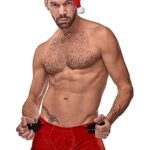 Male Power - St. Dick - Julekostyme - Rød/Hvit