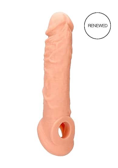 RealRock - 8" / 20 cm - Myk Penisforlenger - Lys Hudfarge
