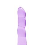 Realrock – Crystal Clear – Enkel dildo med sugekopp – Lilla - 17 cm