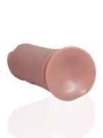 Realrock - Ekstra Tykk Dildo uten pung - 25,4 cm - Lys hudfarge - Bilde 4