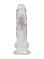 Realrock - Oppladbar vibrator med pung - LED lys - 7" - Bilde 4