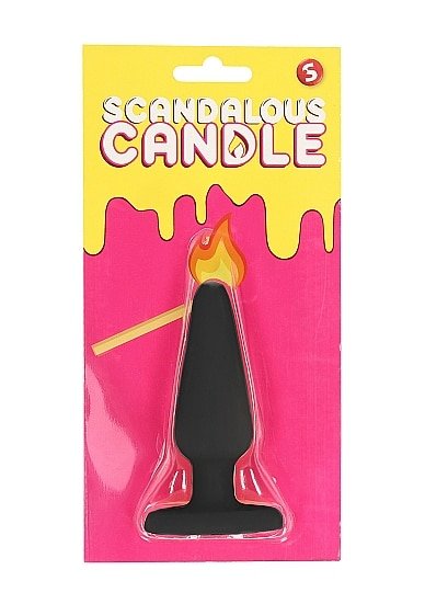 Scandalous Candles - Buttplug Lys - Sort