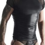 Regnes Fetish Planet - Wetlook Skjorte med netting skulde