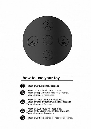 VIVE - Izara - Roterende Rabbitvibrator - Sort