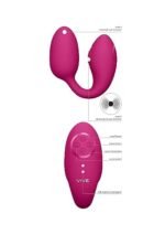 VIVE - Aika  - Egg med vibrering og pulserende klitorisstimulering - Rosa