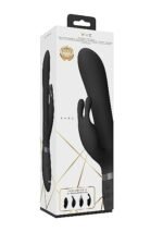 VIVE - Chou - Rabbitvibrator med utskiftbare hoder - Sort