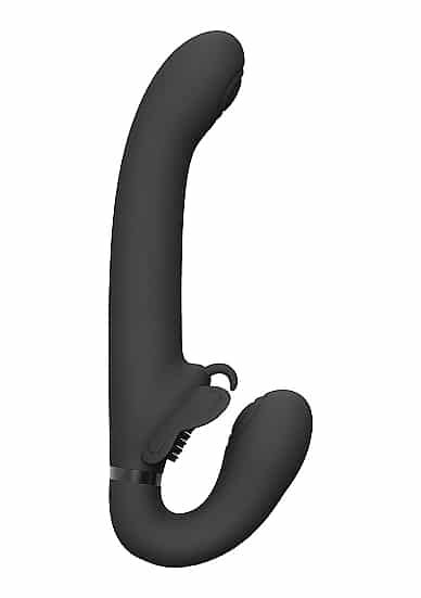VIVE - Satu  - Stroppeløs strap-on med klitorisvibrator - Sort