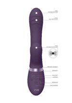 VIVE - Tani - Rabbitvibrator med Pulseringer og Bevegelse - Lilla