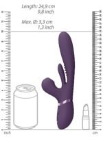 VIVE - Kura - G-punkt rabbitvibrator med tapping og bevegelse - Lilla