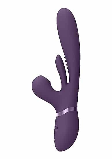 VIVE - Kura - G-punkt rabbitvibrator med tapping og bevegelse - Lilla