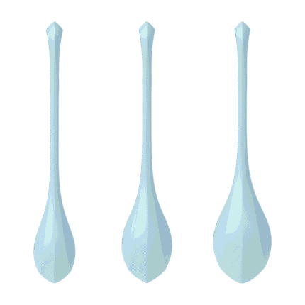 Satisfyer - Yoni Power 2 - Vaginakule Sett - Lyseblå