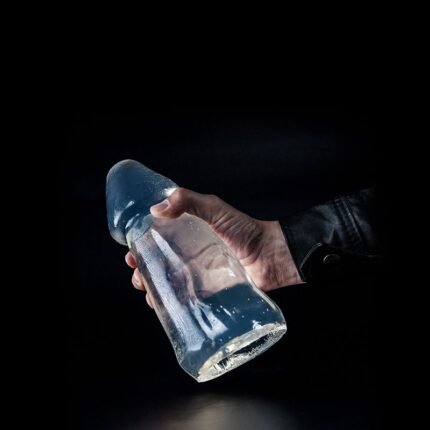 Dark Crystal - Bred Dildo med Tydelig Hode - Blank