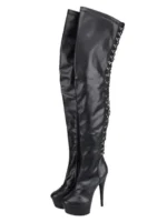 høyhæler boots lårhøye