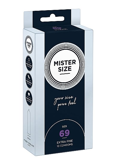 Mister Size – 69mm – 10stk Tynne Kondomer