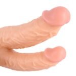 Kiotos COX - Double Cox - Dobbeldildo - Lys Hudfarge