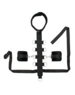 Rimba - Chest Restraint Harness med Cuffs - Sort