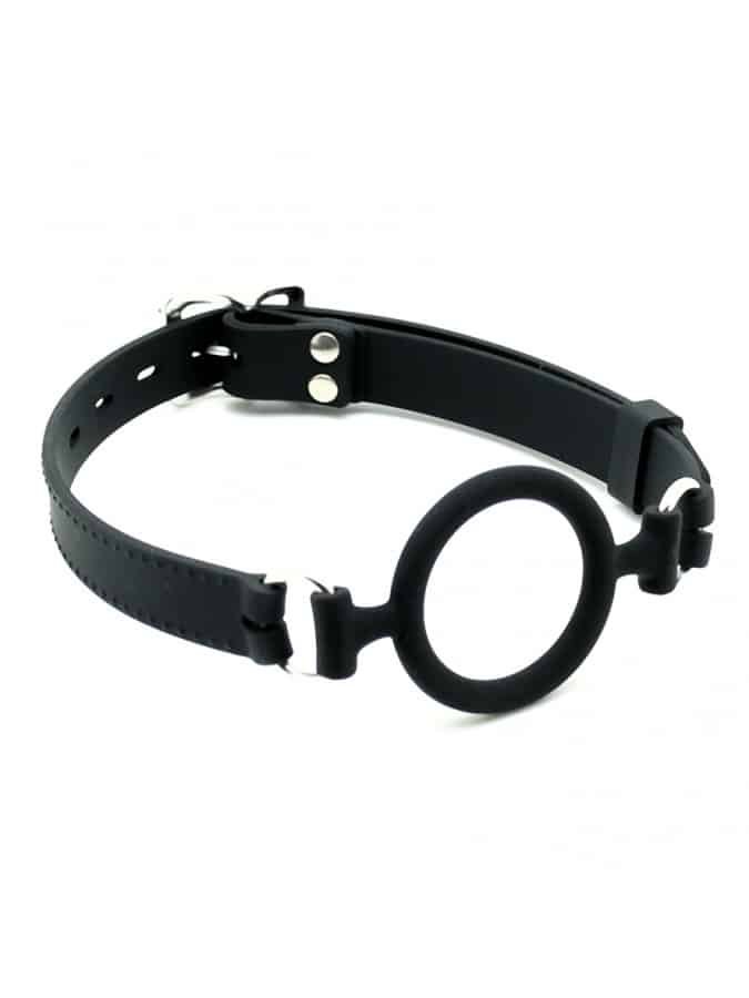 Rimba - Åpen O-ring gag i silikon - sort Rimba - Åpen O-ring gag i silikon - sort