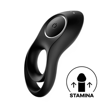 Satisfyer - Legendary Duo - Dobbel Penisring med Vibrasjoner - Sort