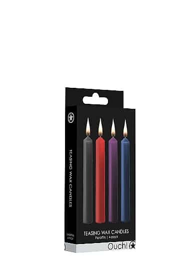 OUCH! - Teasing Wax Candles- 4 pk parafin vokslys
