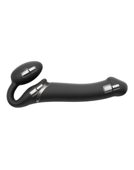 Strap-on-Me - Stroppeløs Strap On med Vibrering - Medium - Sort
