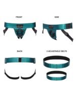 Strap-on-me - Leatherette Harness - Curious - Grønn
